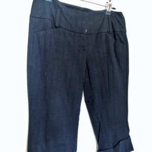 Elevenses for Anthropologie Black Capri Pants